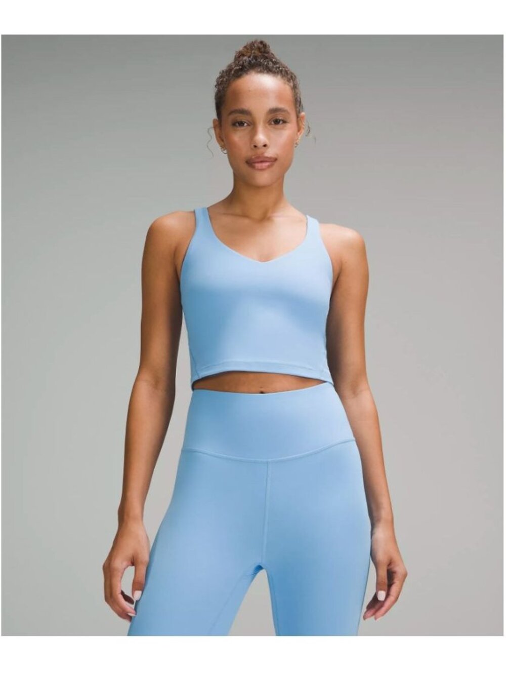 lululemon Align Tank Top Aero Blue Nulu Size 2 LW1EITS